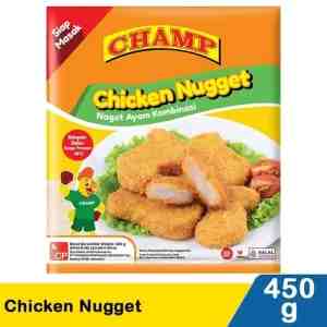Champ Chicken Nugget 450g - CHAMP,CHICKEN NUGGET 450g PCK
