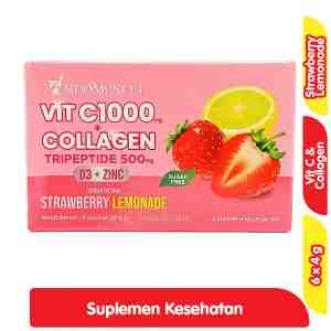 SidoMuncul Vitamin C 1000 Minuman Suplemen Kesehatan Collagen 6 x 4 g - SidoMuncul Vitamin C 1000 Minuman Suplemen Kesehat