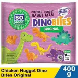 So Good Chicken Nugget Dino Bites Original 400g - SO GOOD,CHICKEN NUGGET DINO BITES ORIGINAL 400g PC