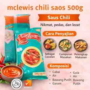 Mclewis Chili Saos 500g - McLewis Chili Sauce 500 sangat serbaguna, bisa dig