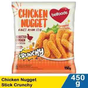 Belfoods Chicken Nugget Stick Crunchy 450g - BELFOODS,CHICKEN NUGGET STICK CRUNCHY 450g PCK