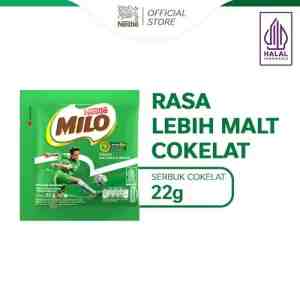 Milo Minuman Serbuk Cokelat 4x22g - MILO,MINUMAN SERBUK COKELAT 4x22g PCK
