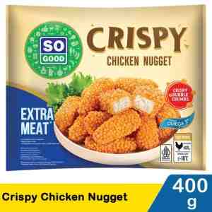 So Good Crispy Chicken Nugget 400g - SO GOOD,CRISPY CHICKEN NUGGET 400g PCK