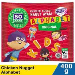 So Good Chicken Nugget Alphabet 400g - SO GOOD,CHICKEN NUGGET ALPHABET 400g PCK