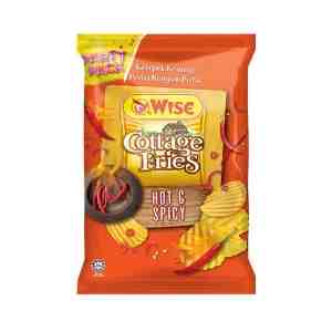 Wise Party Pack Hot And Spicy Crinkle Cut Potato Chips 150g - Wise Party Pack Hot And Spicy Crinkle Cut Potato C