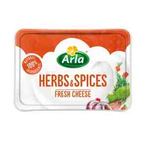 Arla Herbs  Spices Fresh Cheese Spread 150g - Arla Herbs  Spices Fresh Cheese Spread 150g