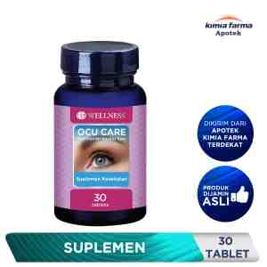 Wellness Ocu Care 30 Tablet  Suplemen Kesehatan Mata  Kimia Farma - Wellness Ocu Care memiliki kandungan antioksidan y