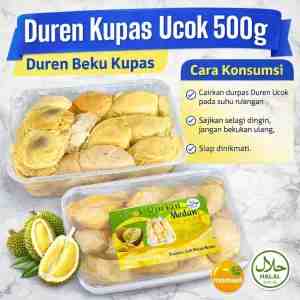 Duren Kupas Ucok 500g - Asal Medan Ucok Durian. Kualitas Daging durian