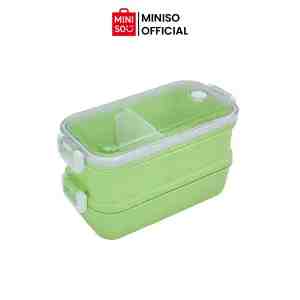 Colorful collection Bento Box 900mLGreen - Kotak makan bento colorful green 900ml, praktis -