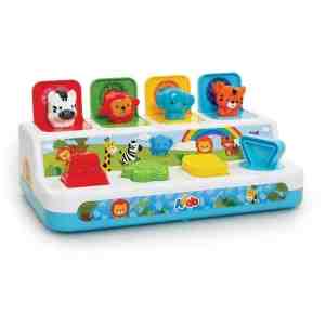 Addo Little Lot Peek-a-Boo Animals Toys - Mainan Edukasi Motorik Pop Up Bayi 1 Tahun. SNI 2