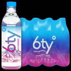 520 . x 12 SIXTY DEGREES MINERAL WATER 520 ML x 12 10013370 - Brand SIXTY DEGREES 10013370