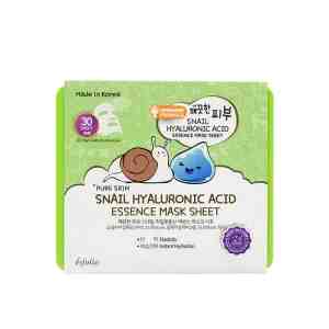 ESFOLIO PURE SKIN SNAIL HYALURONIC ACID ESSENCE MASK SHEET 400ml30sheet - Masker sheet essence dengan acid hyaluronic dan le