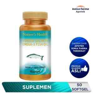 Natures Health Virgin Salmon Omega 3 50 Softgel  Suplemen Kesehatan  Kimia Far - Natures Health Virgin Salmon Omega 3...