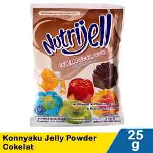 Nutrijell Konnyaku Jelly Powder Coklat 25g - NUTRIJELL,KONNYAKU JELLY POWDER COKLAT 25g PCK