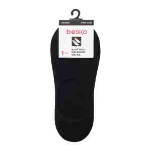 GD2  BESICO No Show Socks Model. GD2 Black Color