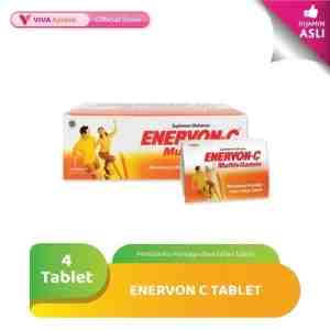 Enervon-C Multivitamin untuk Daya Tahan Tubuh 4 Tablet - STRIP
