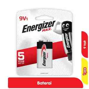 Energizer Max Baterai Kotak 9 Volt - Energizer Max Baterai Kotak 9 Volt