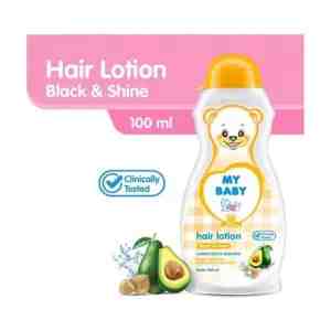 My Baby Hair Lotion Black  Shine 100ml - MY BABY,HAIR LOTION BLACK  SHINE 100mL BTL