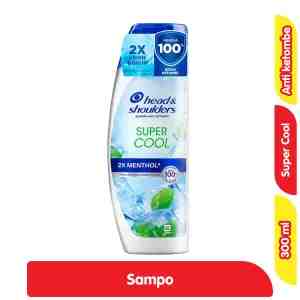 Head  Shoulders Sampo Anti Ketombe Super Cool 300 ml - Head  Shoulders Sampo Anti Ketombe Super Cool 300