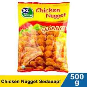 So Nice Chicken Nugget Sedaaap 500g - SO NICE,CHICKEN NUGGET SEDAAAP 500g PCK