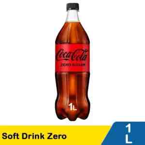 Coca Cola Soft Drink Zero 1l - COCA COLA,SOFT DRINK ZERO 1L PET
