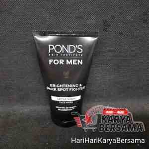 PERAWATAN WAJAH PONDS FOR MEN BRIGHTENING  DARK SPOT FIGHTER GENTLE SCRUB FACE - -
