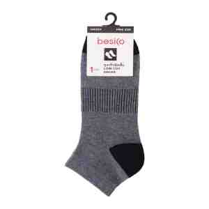 GD5  BESICO Low Cut Socks Model. GD5 Grey Color