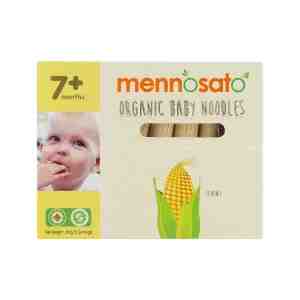 Mennosato Organic Corn Baby Noodle 200g - Made from organic corn, these baby noodles are sof