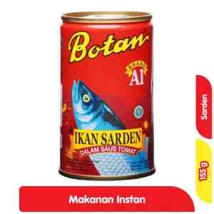 Botan Sarden Saus Tomat Kaleng 155 g - Botan Sarden Saus Tomat Kaleng 155 g