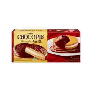 Lotte Choco Pie Marsmallow 6s 156g - LOTTE,CHOCO PIE MARSMALLOW 6S 156g BOX