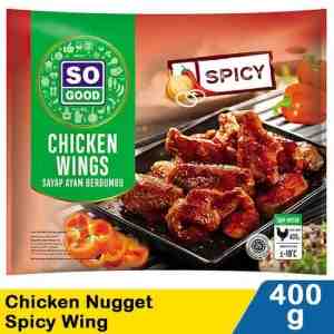 So Good Spicy Wing 400g - SO GOOD,SPICY WING 400g PCK