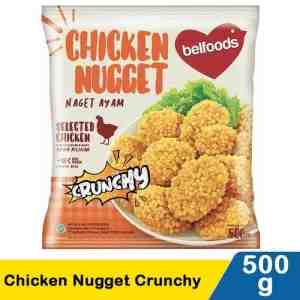 Belfoods Chicken Nugget Crunchy 500g - BELFOODS,CHICKEN NUGGET CRUNCHY 500g PCK