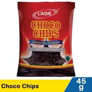 Lagie Choco Chips 45g - LAGIE,CHOCO CHIPS 45g PCK