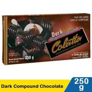Colatta Dark Compound Chocolate 250g - COLATTA,DARK COMPOUND CHOCOLATE 250g PCK