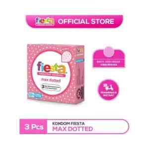 Fiesta Kondom 3s Max Dotted - FIESTA,KONDOM 3S MAX DOTTED