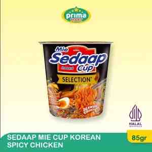 Sedaap Mie Cup Korean Spicy Chicken 85grcup - Sedaap Mie Cup Korean Spicy Chicken 85grcup