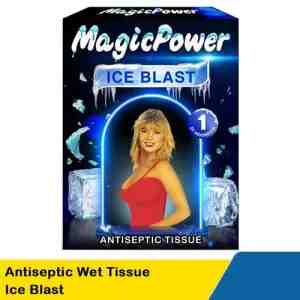 Magic Power Antiseptic Wet Tissue 6s Ice Blast - MAGIC POWER,ANTISEPTIC WET TISSUE 6S ICE BLAST