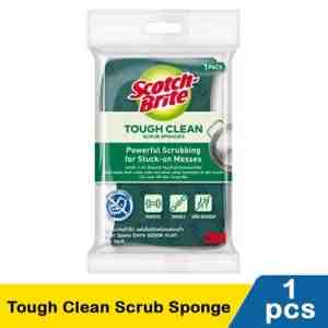 Scotch Brite Tough Clean Scrub Sponge - SCOTCH BRITE,TOUGH CLEAN SCRUB SPONGE