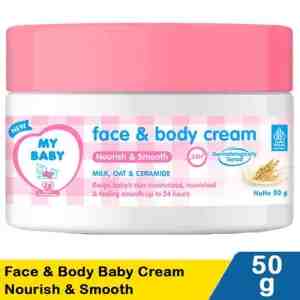 My Baby Face  Body Baby Cream Nourishsmooth 50g - MY BABY,FACE  BODY BABY CREAM NOURISHSMOOTH 50g
