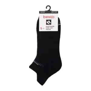 GD6  BESICO Low Cut Socks Model. GD6 Black Color