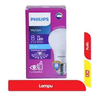 Philips MyCare Lampu Bohlam LED Putih 8 Watt - Philips MyCare Lampu Bohlam LED Putih 8 Watt