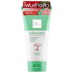 120_BabyBrightClearandTreatFoa120g - Baby Bright Facial Cleanser Clear and Treat Acne A