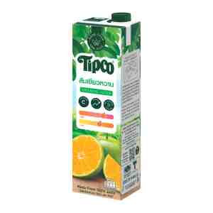 100 1000 . TIPCO 100Tangerine Orange Juice 1000 ml.