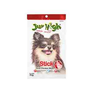 60.JerHigh Dog Treat Chicken Stick 60g - -