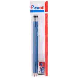 2B 2  Pick Me Pencil 2B Pack2 Eraser - Pick Me Pencil 2B Pack 2 Eraser