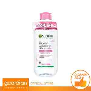 GARNIER Micellar Cleansing Water 300100ml Extra 3129788 - Bersihkan wajah dan makeup dengan mudah dalam satu