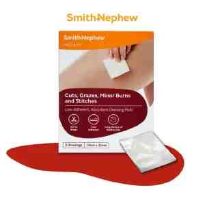 SMITH  NEPHEW Melolin Cuts, Grazes, Minor Burns and Stitches 3s 80455 - Melolin Cuts, Grazes, Minor Burns and Stitches 10c