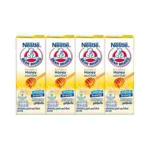 UHT  BEAR BRAND UHT Milk with Authentic Honey 170 ml. X 4