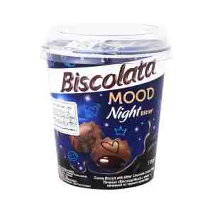 BISCOLATA   Cocoa Biscuit w Bitter Chocolate Cream Filling 115 g.
