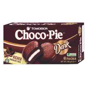 TOMORION CHOCO PIE DARK 180G - TOMORION CHOCO PIE DARK 180G